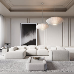 STRUCTURED FABRIC White