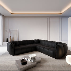 REAL LEATHER Black