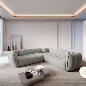 STRUCTURED FABRIC Light Grey