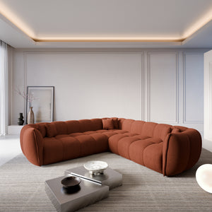 STRUCTURED FABRIC Terracotta