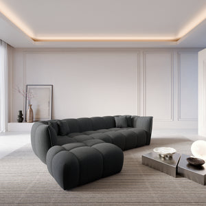 STRUCTURED FABRIC Anthrazit