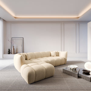 STRUCTURED FABRIC Cream