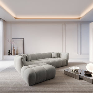 STRUCTURED FABRIC Light Grey