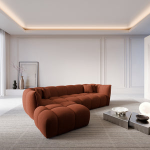STRUCTURED FABRIC Terracotta