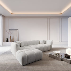STRUCTURED FABRIC White