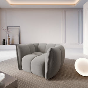CORD VELVET Light Grey