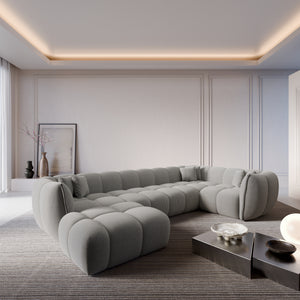 CORD VELVET Light Grey