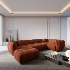 STRUCTURED FABRIC Terracotta