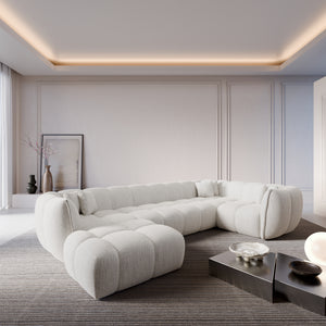 STRUCTURED FABRIC White