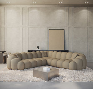 REAL LEATHER Dark Beige