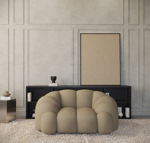REAL LEATHER Dark Beige