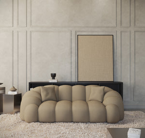 REAL LEATHER Dark Beige