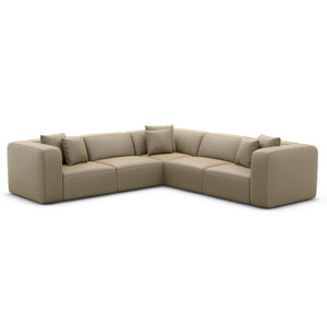 REAL LEATHER Dark Beige