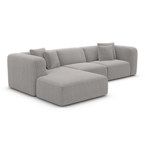 CORD VELVET Light Grey