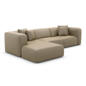 REAL LEATHER Dark Beige