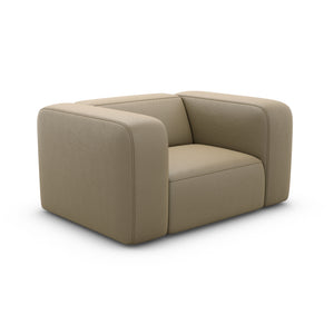REAL LEATHER Dark Beige