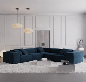 CORD VELVET Dark Blue