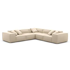 REAL LEATHER Beige