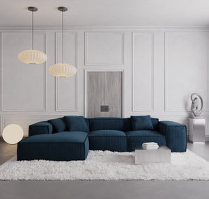 CORD VELVET Dark Blue