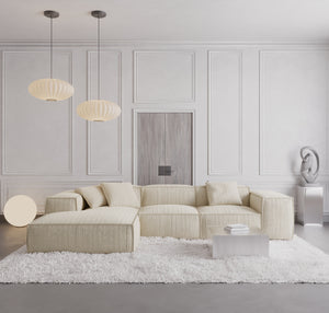 CORD VELVET Light Beige