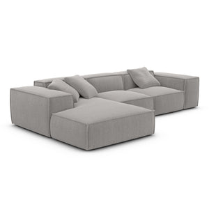 CORD VELVET Light Grey