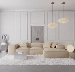 REAL LEATHER Beige
