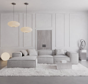 STRUCTURED FABRIC Light Grey