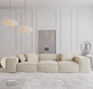 CORD VELVET Light Beige
