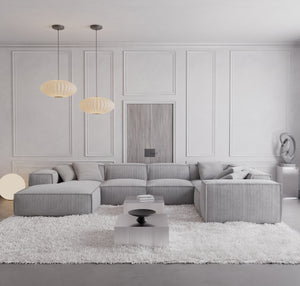 CORD VELVET Light Grey