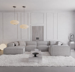 STRUCTURED FABRIC Light Grey