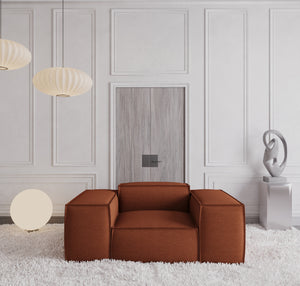STRUCTURED FABRIC Terracotta