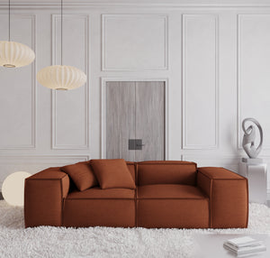 STRUCTURED FABRIC Terracotta