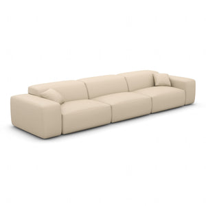 REAL LEATHER Beige