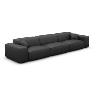 REAL LEATHER Black
