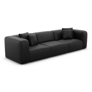 REAL LEATHER Black
