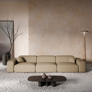 REAL LEATHER Dark Beige