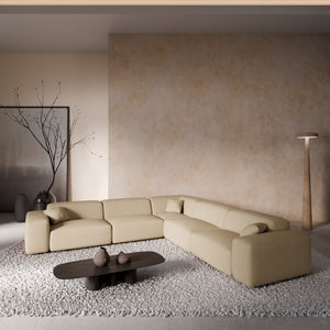 REAL LEATHER Beige