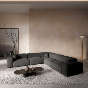 STRUCTURED FABRIC Anthrazit