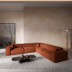 STRUCTURED FABRIC Terracotta