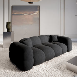 STRUCTURED FABRIC Black