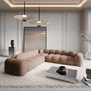 STRUCTURED FABRIC Brown