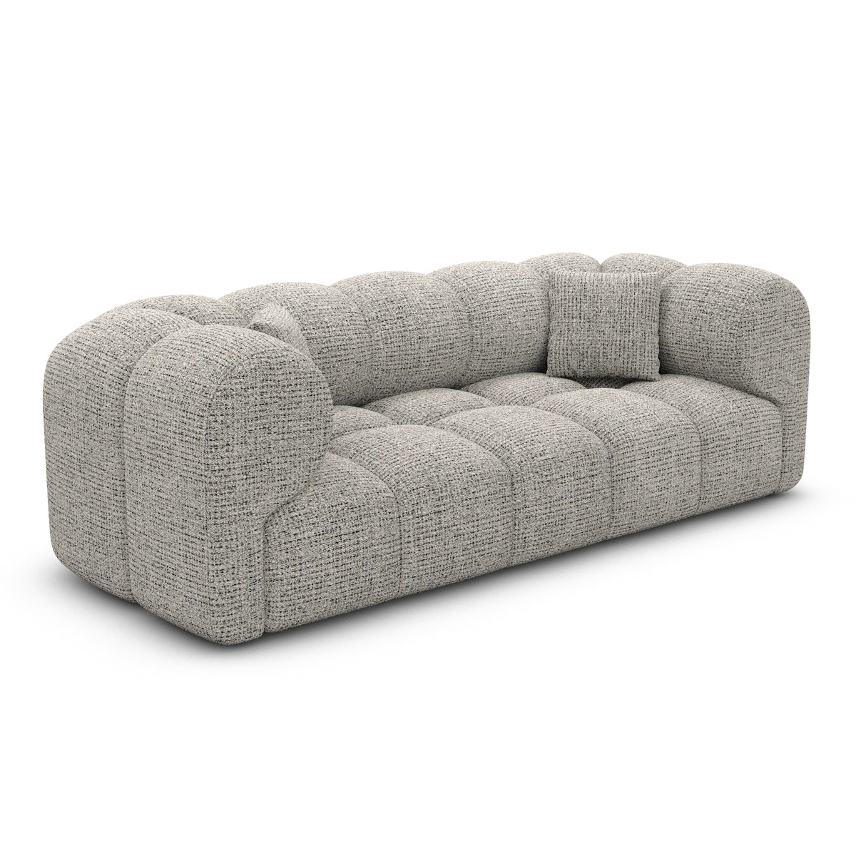 Sofa Claude 3 Seater - BOUCLE COCO Off Grey - View 1