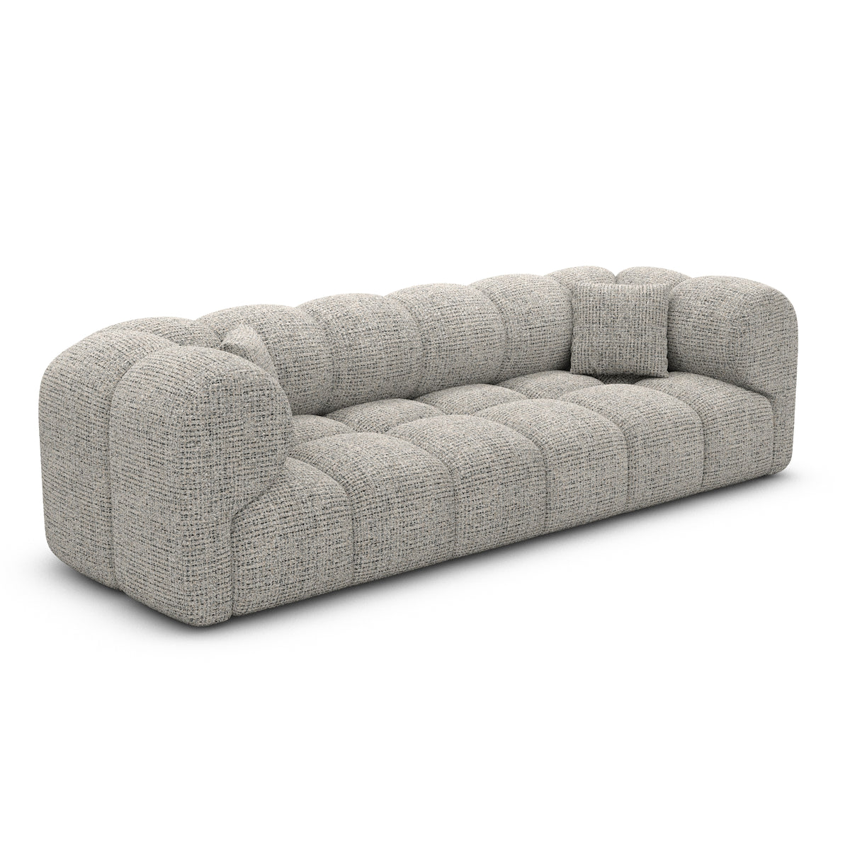 Sofa Claude 4 Seater - BOUCLE COCO Off Grey - View 1