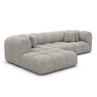 Sofa Claude L Form - BOUCLE COCO Off Grey / Left - View 1