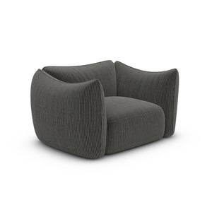 CORD VELVET Dark Grey