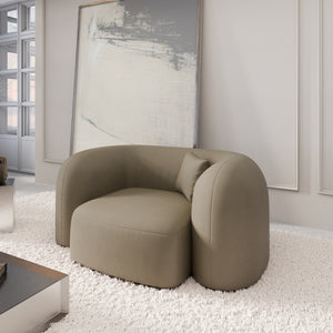 REAL LEATHER Dark Beige