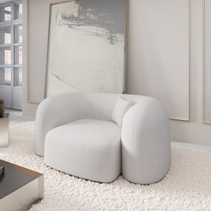 REAL LEATHER White