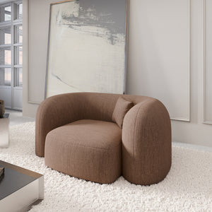 STRUCTURED FABRIC Brown