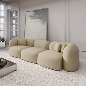 REAL LEATHER Beige