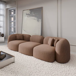 STRUCTURED FABRIC Brown